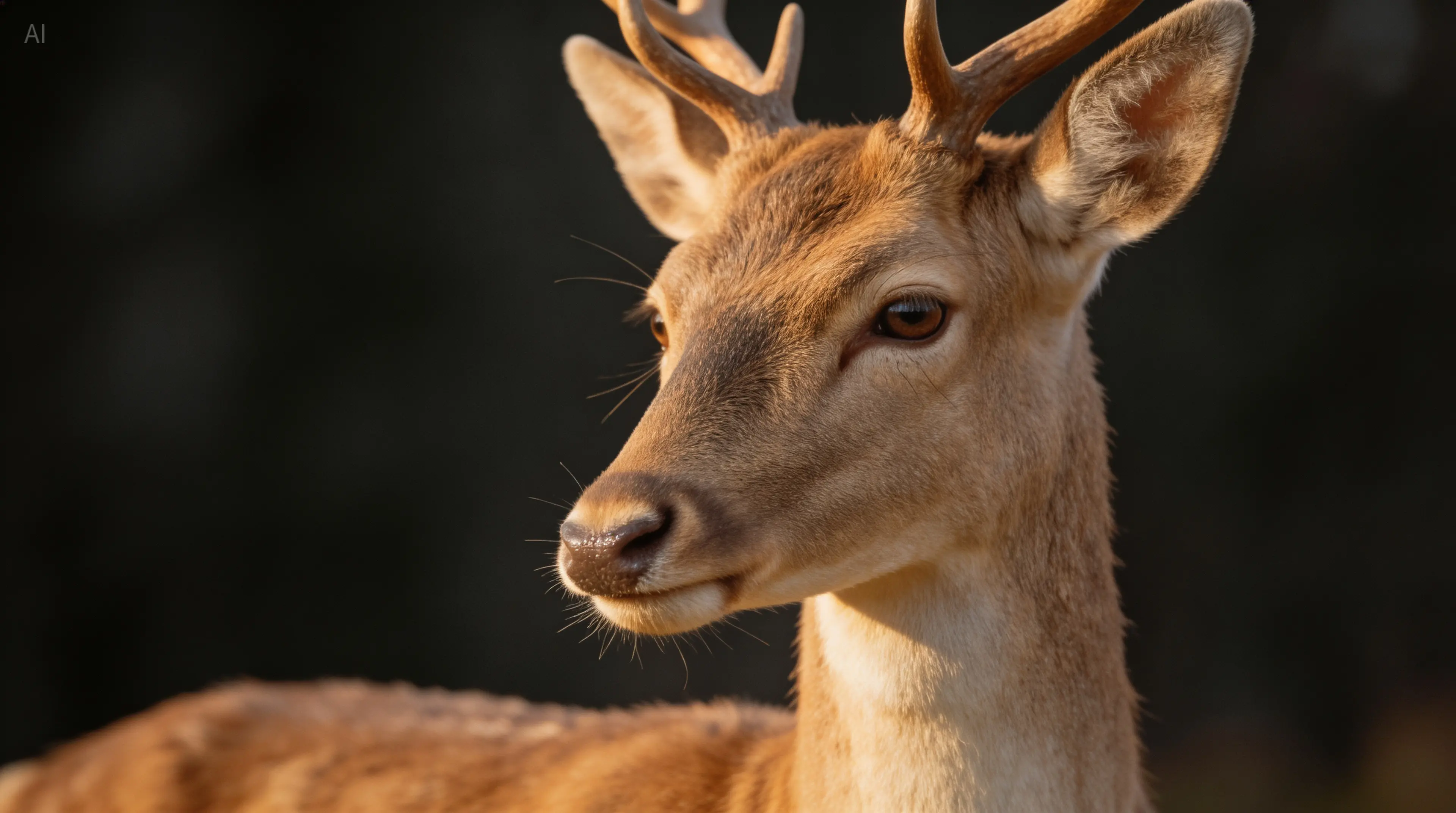 Elegant deer portrait - Seedream 5.0 Pro AI image example