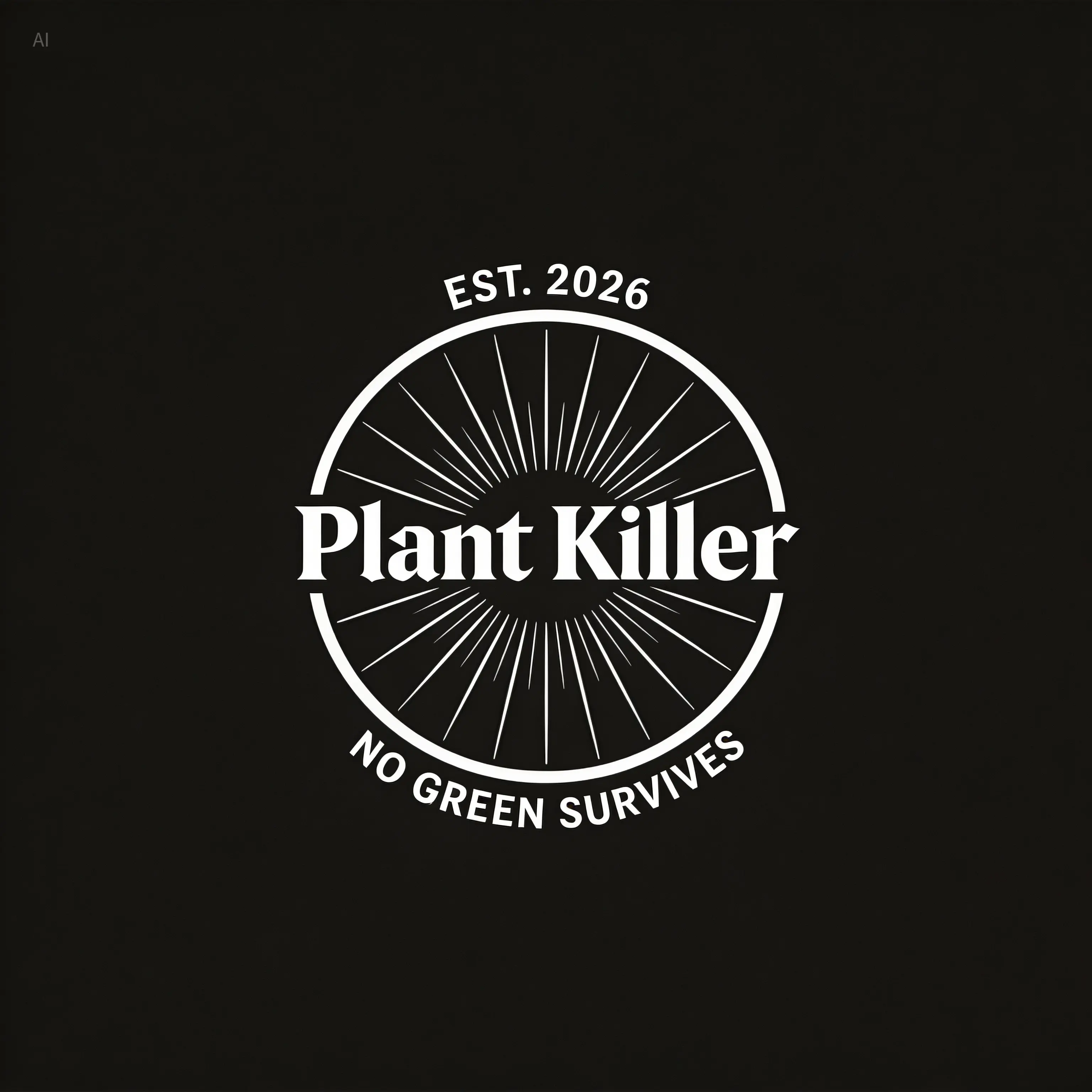 Plant Killer logo - Seedream 5.0 Pro AI image example